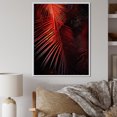 thumbnail image 1 of Designart "Monochromatic Photo Of Red Palm Trees I" Palms & Palm Trees Floater Framed Wall Art Prints, 1 of 1