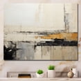 thumbnail image 1 of Designart "Monochromatic Road Abstract" Abstract Collages Canvas Wall Art, 1 of 7