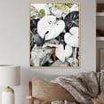 thumbnail image 1 of Designart "Monochromatic Serenity In Botanical Minimalism" Plants Floater Framed Canvas Prints, 1 of 5