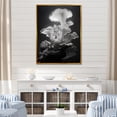thumbnail image 1 of Designart "Monochrome Anemone Reef V" Coastal Coral Under Water Floater Framed Wall Art Prints, 1 of 5