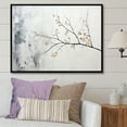 thumbnail image 1 of Designart "Monochrome Birch Serenity I" Tree Birch Floater Framed Canvas Prints, 1 of 5