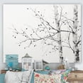 thumbnail image 1 of Designart "Monochrome Birch Serenity II" Tree Birch Wall Decor, 1 of 7