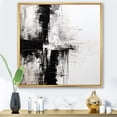 thumbnail image 1 of Designart "Monochrome Faith: Simplified Religious Cross I" Christianity Floater Framed Canvas Art Print, 1 of 5