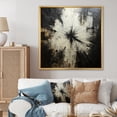 thumbnail image 1 of Designart "Monochrome Faith: Simplified Religious Cross III" Christianity Floater Framed Wall Art Living Room, 1 of 5