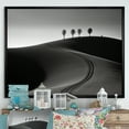 thumbnail image 1 of Designart "Monochrome Road Vista I" Road Floater Framed Wall Decor, 1 of 5