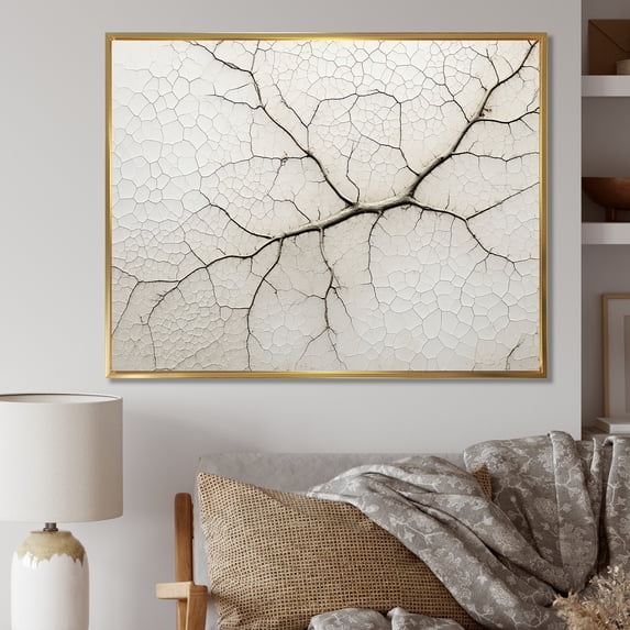 Designart "Monochrome Scene Depicting Solitude Among Sycamore Trees I" Tree Sycamore Floater Framed Canvas Wall Art