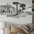 thumbnail image 1 of Designart "Monochrome Sunshine State Vista I" Florida Metal Wall Art Set, 1 of 5