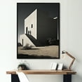 thumbnail image 1 of Designart "Monochrome Tower Image" Towers Floater Framed Wall Decor, 1 of 5