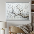 thumbnail image 1 of Designart "Monochrome Tree Of Gray And White I" Floral Floater Framed Wall Decor, 1 of 7