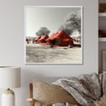thumbnail image 1 of Designart "Monochrome Tuareg Camping in Desert I" Food & Beverage Framed Wall Art - Red Fruits Living Room Framed Canvas Art, 1 of 6