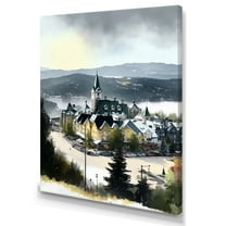 Designart Mont Tremblant Winter Season III Canvas Wall Art