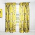 thumbnail image 1 of Designart 'Moods Yellow VI' Modern & Contemporary Curtain Panel, 1 of 5