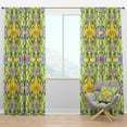 thumbnail image 1 of Designart 'Moods Yellow VIII' Bohemian Blackout Curtain Panel, 1 of 4
