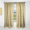 thumbnail image 1 of Designart 'Moods Yellow XIV' Modern & Contemporary Curtain Panel, 1 of 5