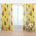 thumbnail image 1 of Designart 'Moods Yellow XV' Bohemian & Eclectic Curtain Panel, 1 of 4