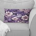 thumbnail image 1 of Designart "Moody Eerie Elegance" Floral Printed Throw Pillow, 1 of 5