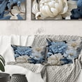 thumbnail image 1 of Designart "Moody Misty Whispers I" Floral Printed Throw Pillow, 1 of 5
