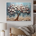 thumbnail image 1 of Designart "Moonlit Majesty Red and Gold Flower Tree V" Landscapes Framed Wall Art - Country Red Tree Bedroom Framed Canvas Wall Art, 1 of 6
