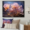 thumbnail image 1 of Designart "Moonlit Peony Magic I" Flowers Floater Framed Wall Art Prints, 1 of 5