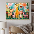 thumbnail image 1 of Designart "Moonlit Serenity in Child's Nursery I" People Framed Wall Art - Traditional Colorful Animal Nursery Hallway Framed Wall Art Decor, 1 of 6