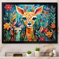 thumbnail image 1 of Designart "Moonlit Serenity in Child's Nursery II" People Framed Wall Art Decor - Traditional Colorful Animal Nursery Living Room Framed Canvas Art, 1 of 6