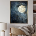 thumbnail image 1 of Designart "Moons Melody In A Magical Forest III" Minimalism Floater Framed Wall Art Living Room, 1 of 5