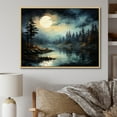 thumbnail image 1 of Designart "Moons Melody In A Magical Forest" Minimalism Floater Framed Wall Decor, 1 of 5