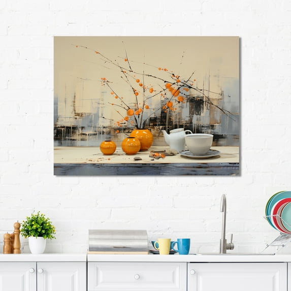 Designart "Morning Feast at Breakfast II" Food & Beverage Wall Decor
