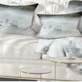 thumbnail image 1 of Designart Morning Fog at Sunrise - Landscape Photo Throw Pillow - 12x20, 1 of 5