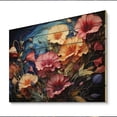 thumbnail image 1 of Designart "Morning Glory Colorful Morning Serenade II" Floral Print on Natural Pine Wood, 1 of 5