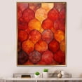 thumbnail image 1 of Designart "Moroccan Elegance in Orange and Yellow Tiles III" Abstract Framed Wall Art - Modern Yellow Abstract Tile Entryway Framed Wall Art, 1 of 6