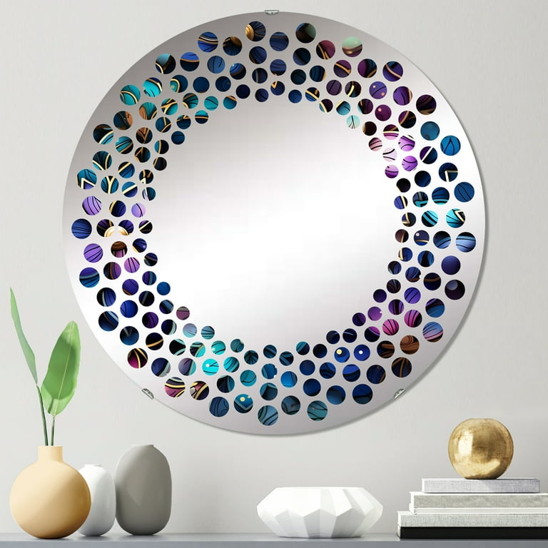Polka dot hot sale mirror