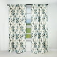 thumbnail image 1 of Designart "Mosaic Artistry From Malta" Damask Blackout Curtain Single Panel, 1 of 4