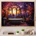 thumbnail image 1 of Designart "Mosaic Dreamscape Bathroom" Bath & Laundry Floater Framed Canvas Wall Art, 1 of 7