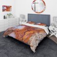 thumbnail image 1 of Designart 'Moss Agate with crack' Stone Duvet Cover Set, 1 of 4
