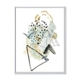 thumbnail image 1 of Designart 'Mountain Bird With Gouache Of Abstract Landscape' Modern Framed Canvas Wall Art Print, 1 of 5