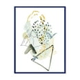 thumbnail image 1 of Designart 'Mountain Bird With Gouache Of Abstract Landscape' Modern Framed Canvas Wall Art Print, 1 of 4