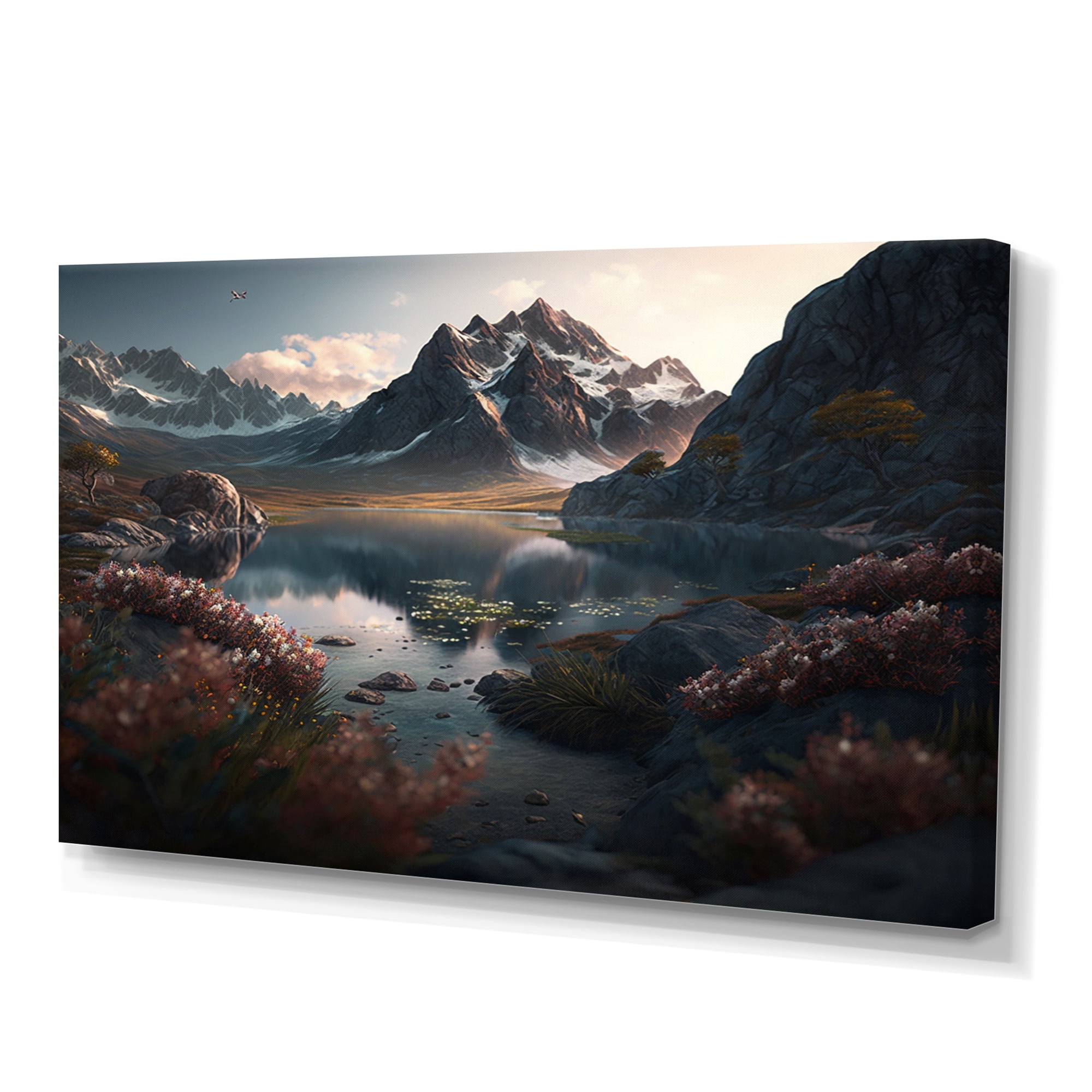 Designart Mountain Landscapes II Canvas Wall Art