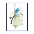thumbnail image 1 of Designart 'Mountain Moon With Gouache Of Abstract Landscape' Modern Framed Canvas Wall Art Print, 1 of 4