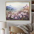 thumbnail image 1 of Designart "Mountain Roses In Pink I" Roses Floater Framed Canvas Art Print, 1 of 5