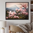 thumbnail image 1 of Designart "Mountain Serenity Of Magnolias" Magnolias Floater Framed Canvas Prints, 1 of 5