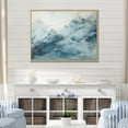 thumbnail image 1 of Designart "Mountain Storm In Minimalist Style" Glacier Floater Framed Canvas Wall Art, 1 of 5