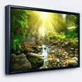 thumbnail image 1 of Designart ' Mountain Stream in Forest ' Landscape Photography Framed Canvas Print, 1 of 3
