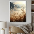thumbnail image 1 of Designart "Mountain View In Ivory Island Meadows" Palms & Palm Trees Floater Framed Canvas Prints, 1 of 5
