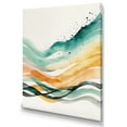 thumbnail image 1 of Designart Multi-Color Abstract Waves II Canvas Wall Art, 1 of 5