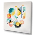 thumbnail image 1 of Designart Multi-Color Circular Abstract I Canvas Wall Art, 1 of 5