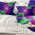 thumbnail image 1 of Designart Multi Color Stained Glass Texture - Abstract Throw Pillow - 12x20, 1 of 1