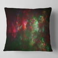 thumbnail image 1 of Designart Multi Color Starry Fractal Sky - Abstract Throw Pillow - 18x18, 1 of 4