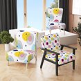 thumbnail image 1 of Designart "Multicolor Circle Pattern" Upholstered Patterned Accent Chair and Arm Chair, 1 of 5