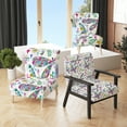 thumbnail image 1 of Designart "Multicolor Floral Paisley" Upholstered Patterned Accent Chair and Arm Chair, 1 of 5